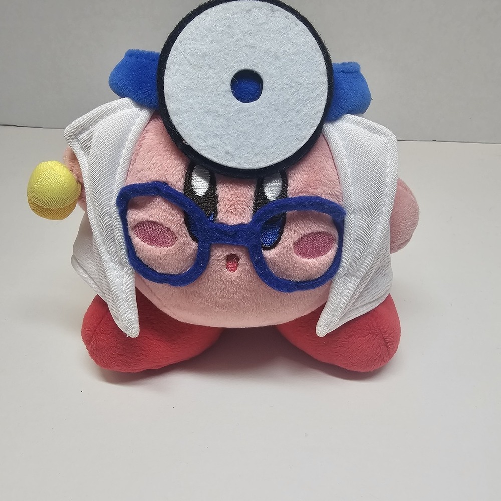 KIRBY DOCTOR All Star Collection 5" Plush - Little Buddy 1680 Dr. Mario